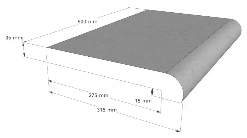 Rustica Nevada paket med grå betongbänkskiva Rustica Nevada paket med grå betongbänkskiva